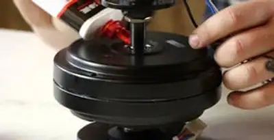Ceiling fan motor repair and internal component adjustment in Santa Rosa, CA