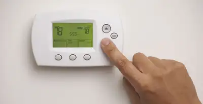 Digital thermostat installation with precise temperature programming in Santa Rosa, CA