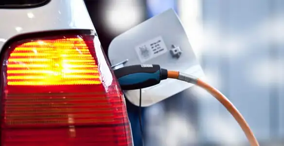 Electric car plugged into EV charger after professional installation in Santa Rosa, CA