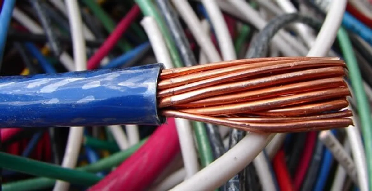 electrical wiring services showing exposed copper conductors and cable preparation in Santa Rosa, CA