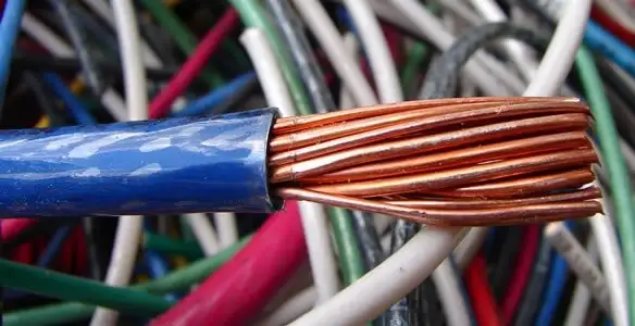 electrical wiring services showing exposed copper conductors and cable preparation in Santa Rosa, CA