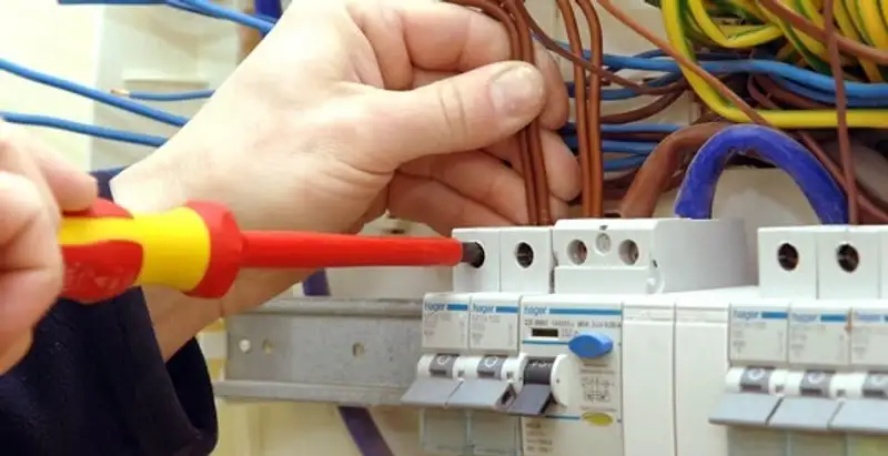 electrician services performing professional electrical panel wiring and connections in Santa Rosa, CA