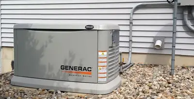 generator installation service featuring outdoor standby generator setup by licensed electricians in Santa Rosa, CA