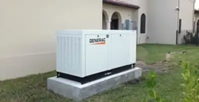 generator installation service showing standby generator professionally installed for residential power backup in Santa Rosa, CA