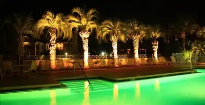 landscape lighting installation services illuminating outdoor recreational areas in Santa Rosa, CA