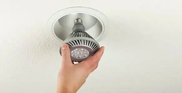 lighting installation service featuring recessed ceiling light installed by licensed professionals in Santa Rosa, CA