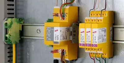lightning surge protection system with surge suppressors installed by electrical service professionals in Santa Rosa, CA