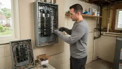 200-amp electrical panel upgrade for an older home in Forestville, CA
