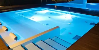 pool light installation and repair services providing modern illuminated pool lighting in Santa Rosa, CA