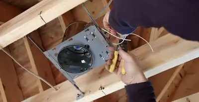 Professional recessed lighting installation with electrical wiring by licensed electricians in Santa Rosa, CA