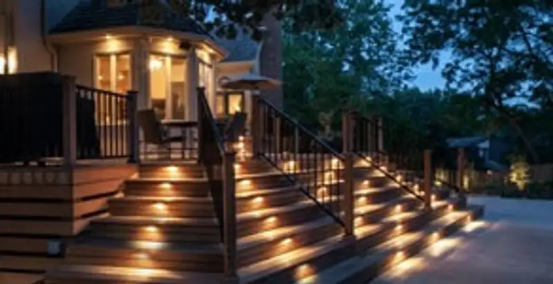 Residential electrician installing outdoor lighting for home safety in Santa Rosa, CA