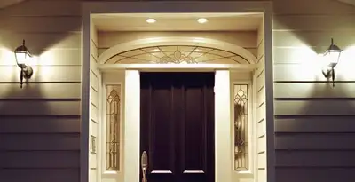 security light installation services with professionally installed entryway lighting in Santa Rosa, CA