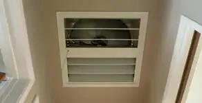 whole house fan installation services with ceiling-mounted ventilation system in Santa Rosa, CA